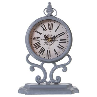 METAL TABLE CLOCK 20X10X29.5CM LL23267