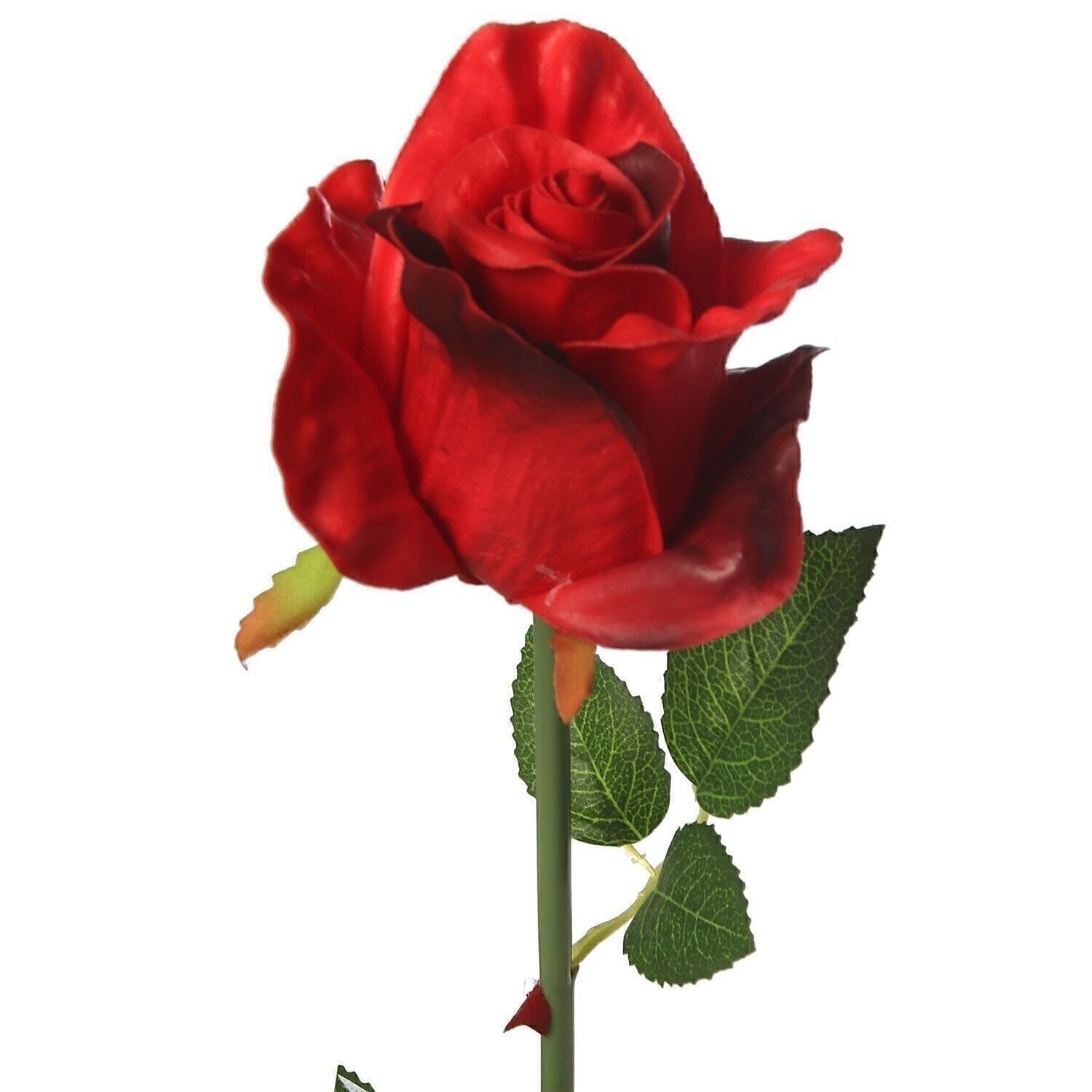 ROSE 78 CM ROT _BLUME:°9X9CM, MATERIAL: PU LL27704