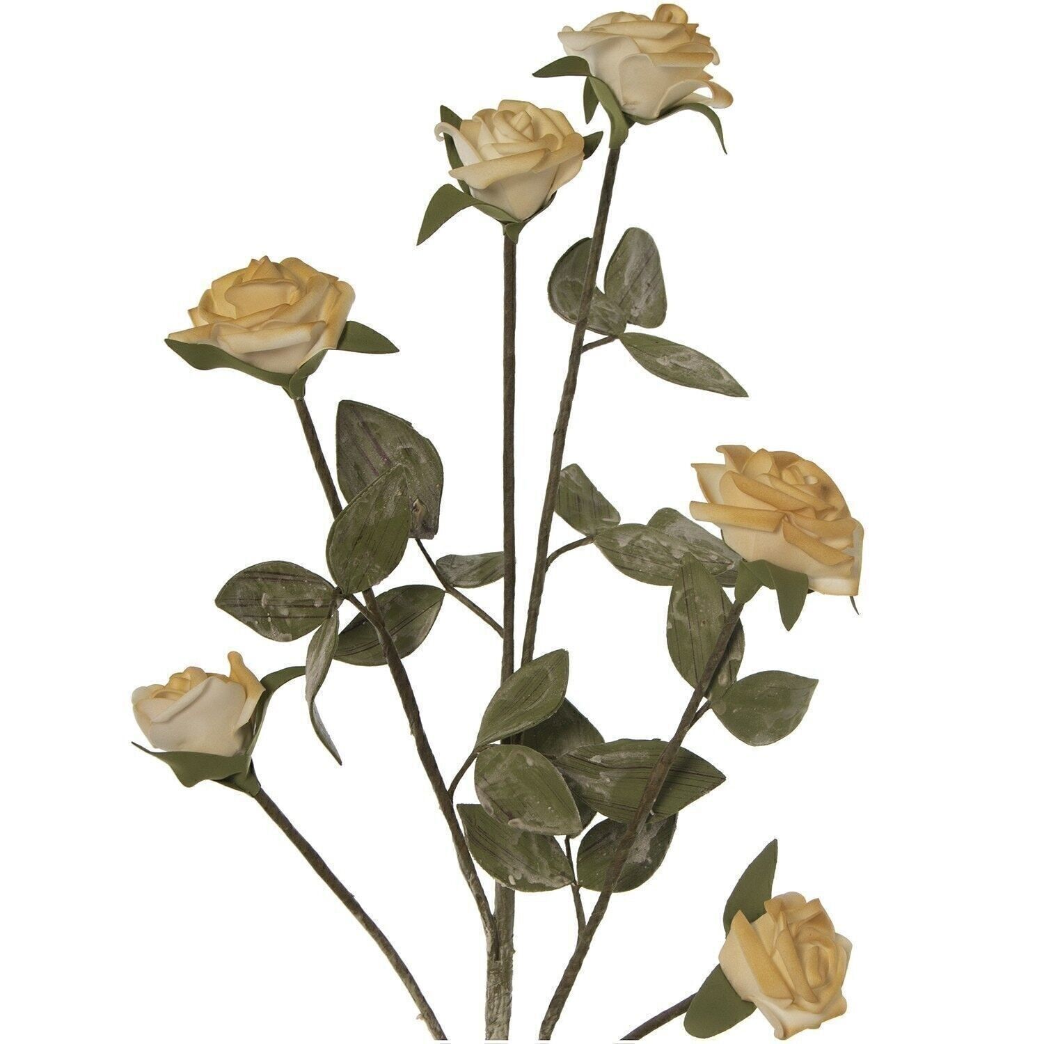 KÜNSTLICHER BLUMENSTIEL 113CM GELBE EVA-SCHAUM-BLUME: °7X5CM LL27738