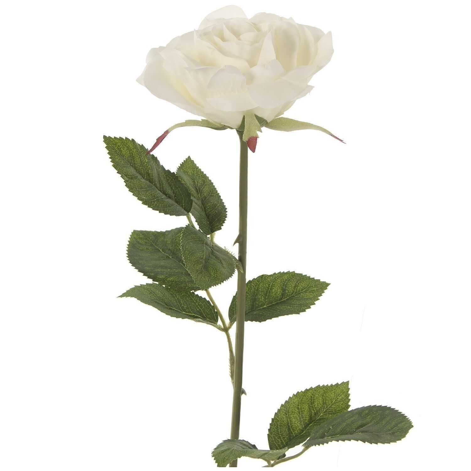 WEISSES POLYESTER ROSA _75CM LL27804