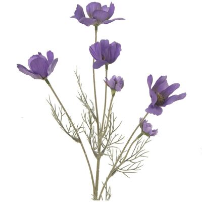 BRANCHE DE MARGUERITES POLYESTER VIOLET _59CM LL27814