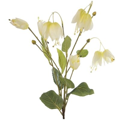 WHITE POLYESTER FRITILLARIA BRANCH _82CM LL27833