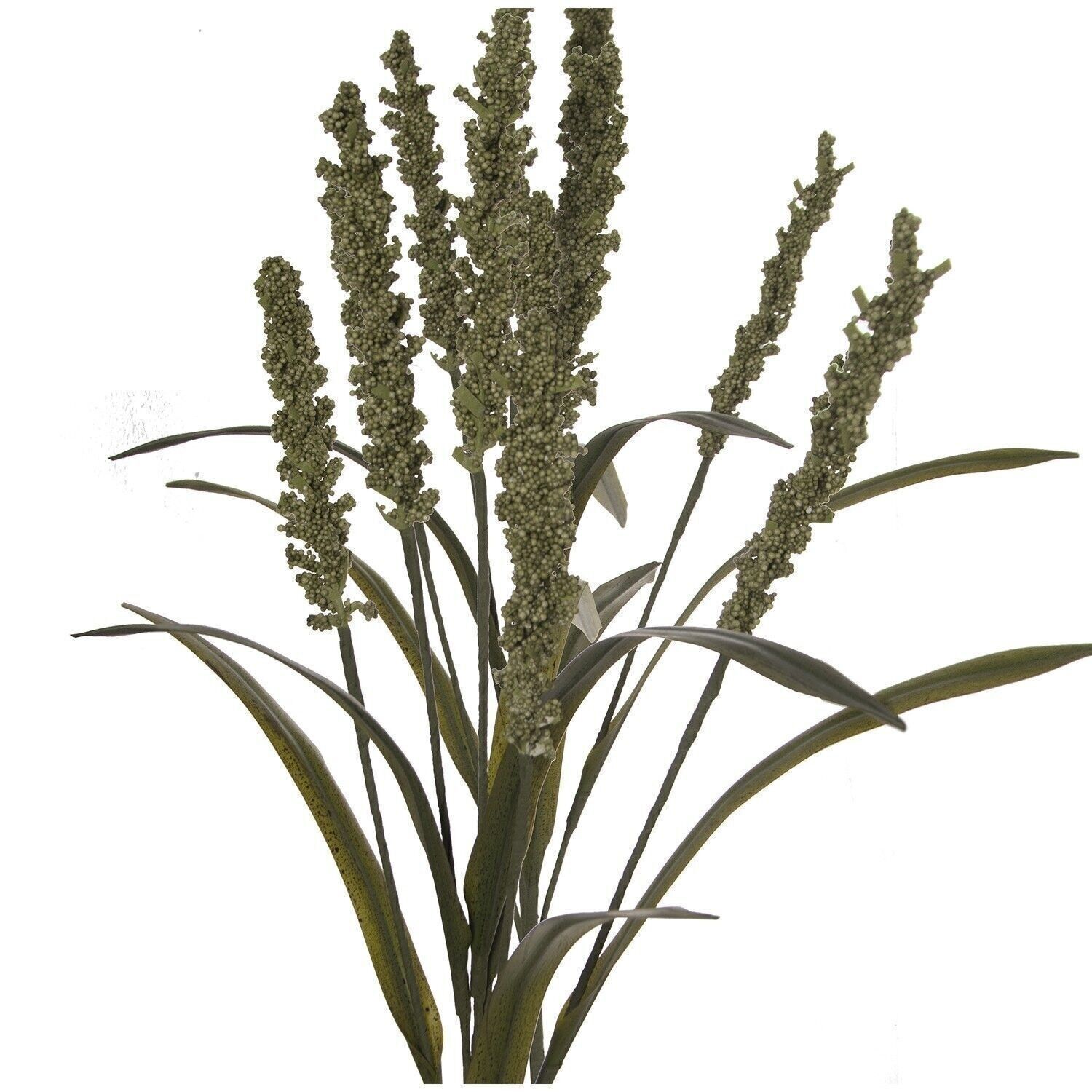 ZWEIG MIT GRÜNEN BLÄTTERN 104 CM, EVA-GUMMI + PAPIER _ SPITZEN: 19 CM, BLÄTTER: 35 CM LL27860