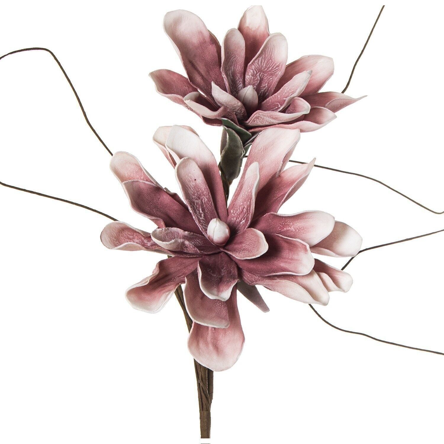 ZWEIG MIT 2 VIOLETTBLÜTEN 95CMGOMA EVA+PAPIER _95CM LL27900