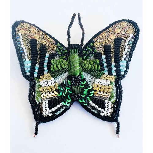 Brooches 'Green Wings' 0089