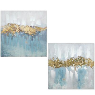 CANVAS PICTURE 100X100CM ABSTRACT ASSORTED 100X3X100CM LL35681