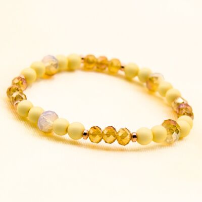 Pulsera Bente amarillo mandarina