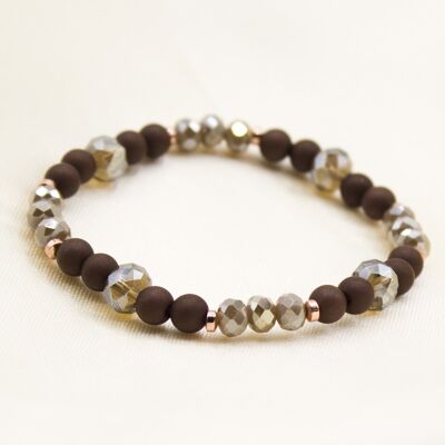 Bracelet Bente khaki brown