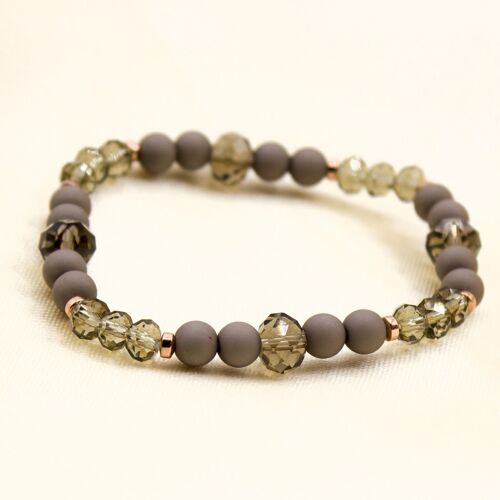 Armband Bente dark brown greige