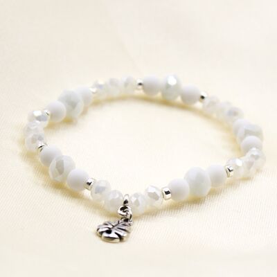 Pulsera Bente blanco perla