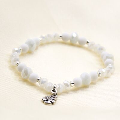 Bracelet Bente pearl white