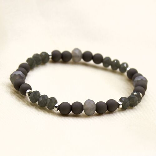 Armband Bente smokey grey