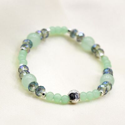Bracelet Bente jade green