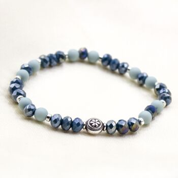 Bracelet Bente bleu de mer