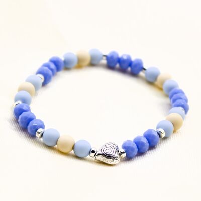 Bracciale Bente ghiaccio estivo blu