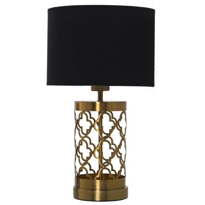 BRONZE METAL TABLE LAMP, 1XE27, MAX.40W NOT INCLUDED °25X44CM, BASE:°13X30CM LL39891