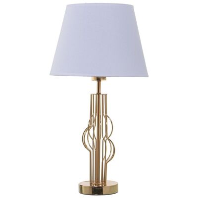 GOLDEN METAL TABLE LAMP+92205, 1XE27,MAX.40W NOT INCL °30X57CM, BASE:°12X38CM LL39893