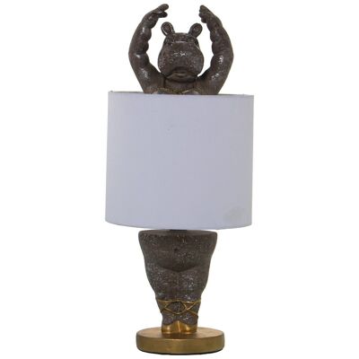 LAMPADA DA TAVOLO IN RESINA HIPPO, 1XE27, MAX.40W NON INCLUSO °18X45CM LL39902