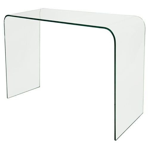 MESA ENTRADA CRISTAL 12MM GROSOR _91X33X75,5CM LL41669