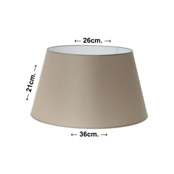 PARAVENT ROND 36X26X21CM (PERCAL) _°36X°26X21CM LL46933