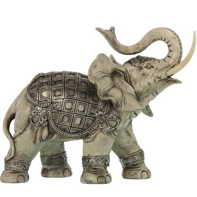 FIGURA ELEFANTE IN RESINA _32.5X15.5X28CM LL47314