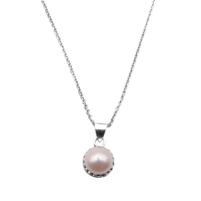 Chaîne Carmen 925 argent rose clair