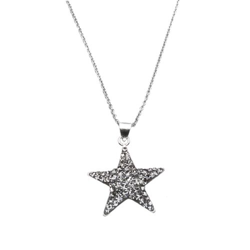 Kette Big Star 925 Silber black diamond