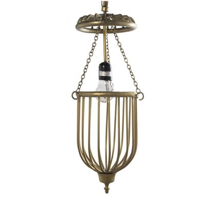 GOLDEN METAL CEILING LAMP, 1XE27, MAX.60W (NOT INCLUDED) 20X20X43CM, HIGH.M┴XIMAME:127CM LL48701