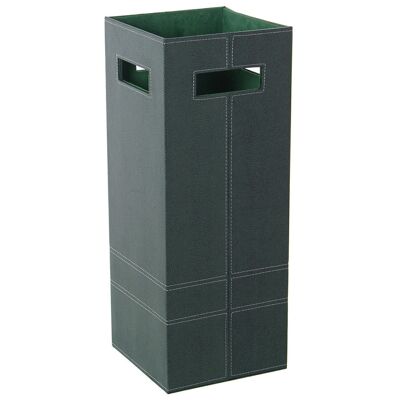 GREEN SNAKE LEATHER UMBRELLA STAND 21X21X55CM LL48906