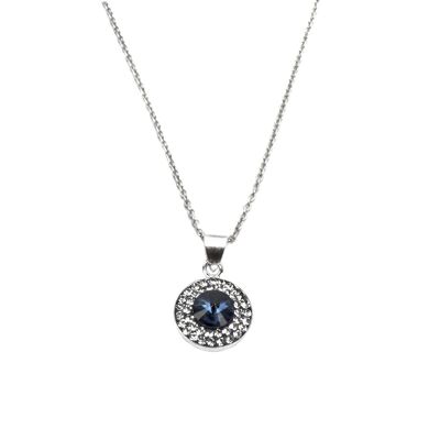 Necklace Letizia 925 silver black diamond-montana
