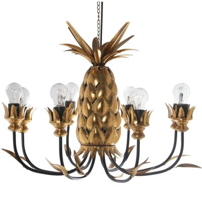 METAL GOLD CEILING LAMP 8 ARMS, 8XE27, MAX.40W (NO INC °63X91.5CM LL49590