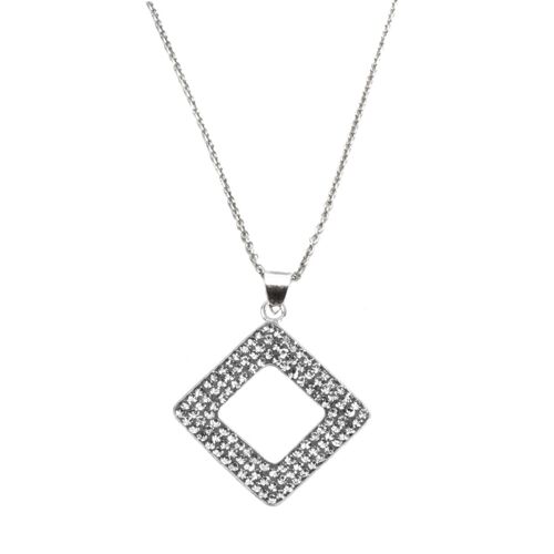 Kette New York 925 Silber black diamond