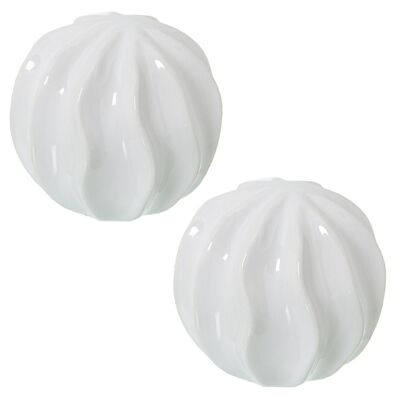 SFERA CERAMICA 9,5CM BIANCA °9,5X9CM LL50108