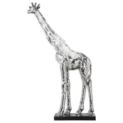 HARZFIGUR GIRAFFE SPIEGEL 68X23X124CM LL50180