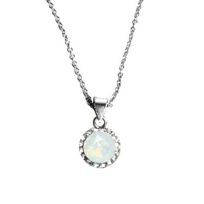 Kette Lina 925 Silber white opal