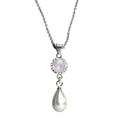 Chain Greta 925 silver rose water opal