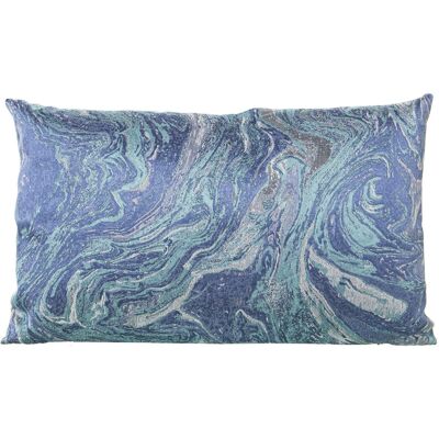 COUSSIN 30X50CM BLEU POLYESTER/ZIPPE 30X50CM LL50527