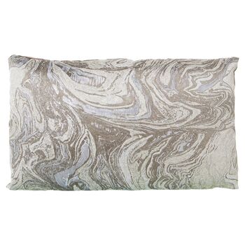 COUSSIN 30X50CM GRIS POLYESTER/FERMETURE ÉCLAIR 30X50CM LL50530 1