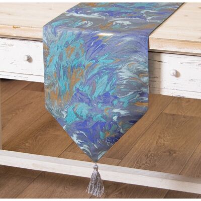 CHEMIN DE TABLE 30X180CM BLEU POLYESTER 30X180CM LL50543