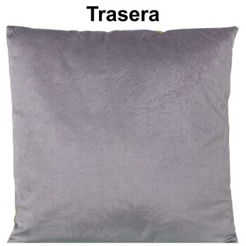 COUSSIN 45X45 VELOURS AVEC ZIPPE 45X45CM, AVEC IMPRESSION NUMÉRIQUE LL50581 2