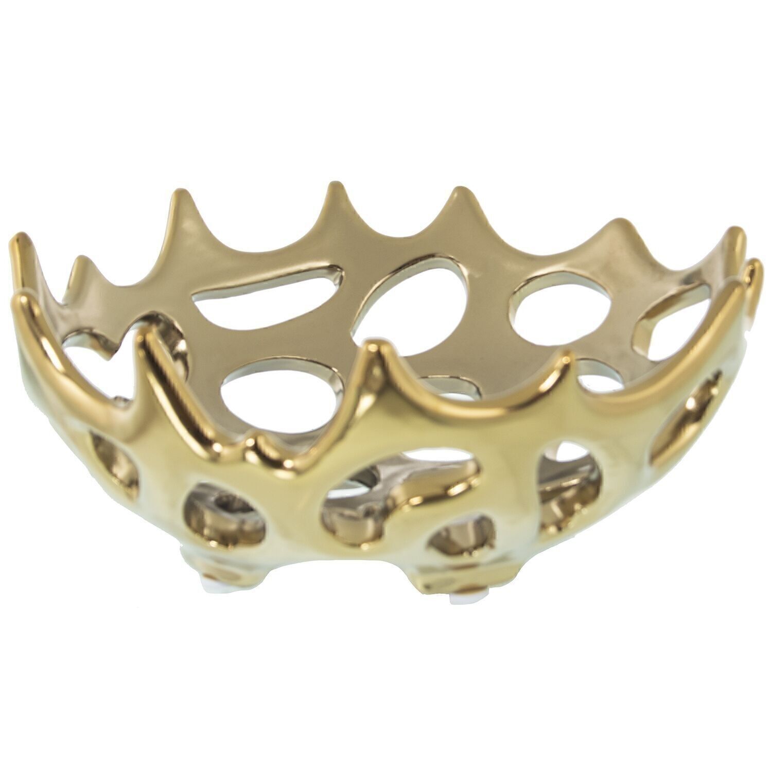 GOLDENES KERAMIKZENTRUM °20X8CM LL51016