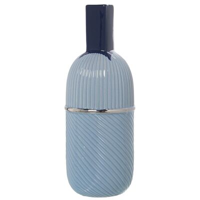 VASO IN CERAMICA BLU °13X36CM LL51173