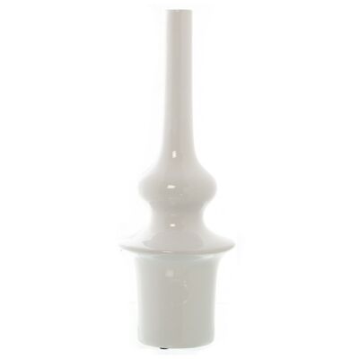 WEISSE KERAMIKVASE 54CM °19X54CM LL52494