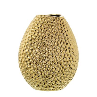 GOLDENE KERAMIKVASE 18X10X25CM LL52553