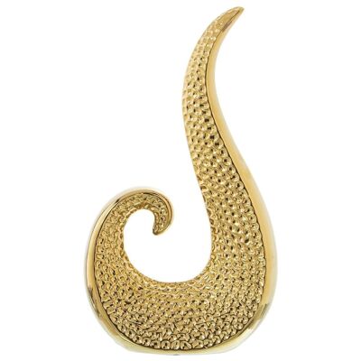 FIGURA IN CERAMICA DORATA 22X8.5X39CM LL52556