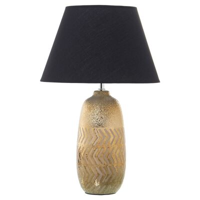 GOLDEN CERAMIC LAMP+52591,1XE27, MAX.60W BASE: °13.5X38CM LL52590