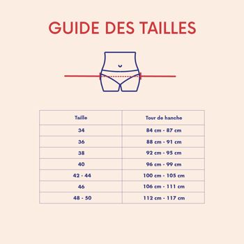 Culotte menstruelle - Forme bikini - La Cagole 8