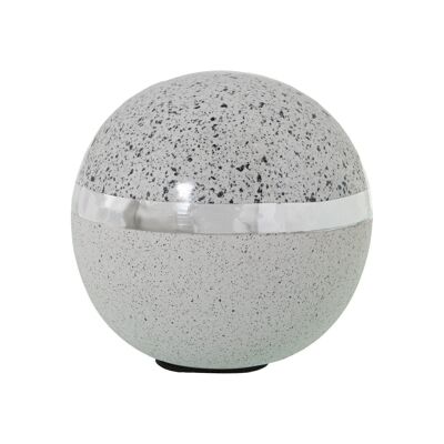 SFERA IN CERAMICA ARGENTO/BIANCA °11CM LL52715