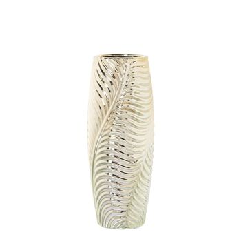 VASE CÉRAMIQUE DORÉ °12X30CM LL52759