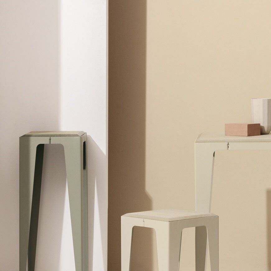 Stèle feuille de lavande verte